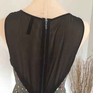 Black multicolored dress